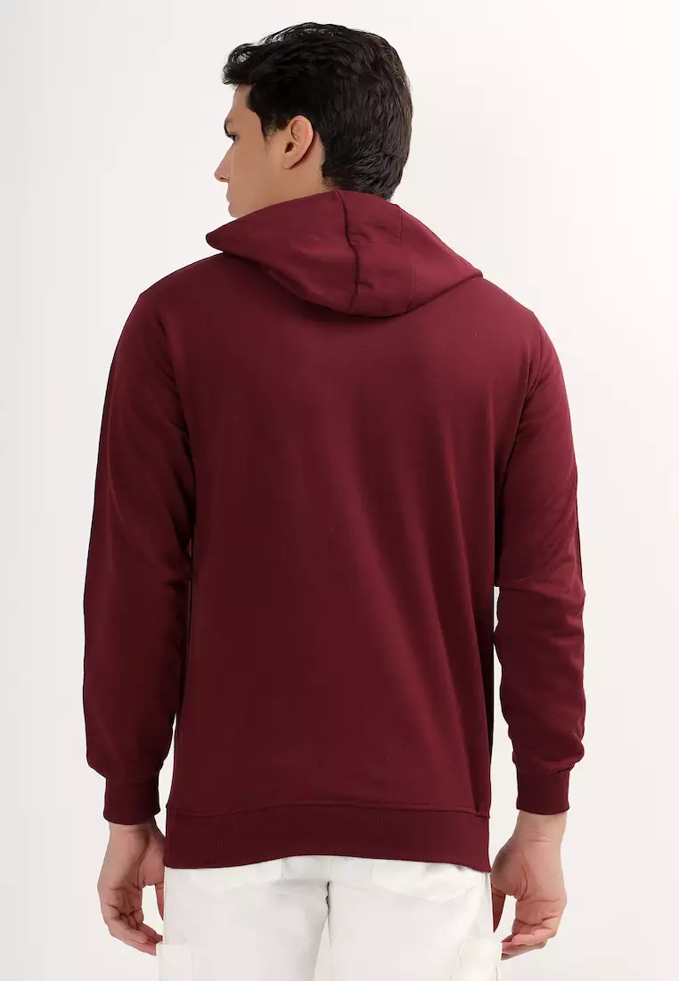 Mens Authentic Rubber Print Cotton Relaxed Fit Hoodie, Training,Premium look, Comfortable