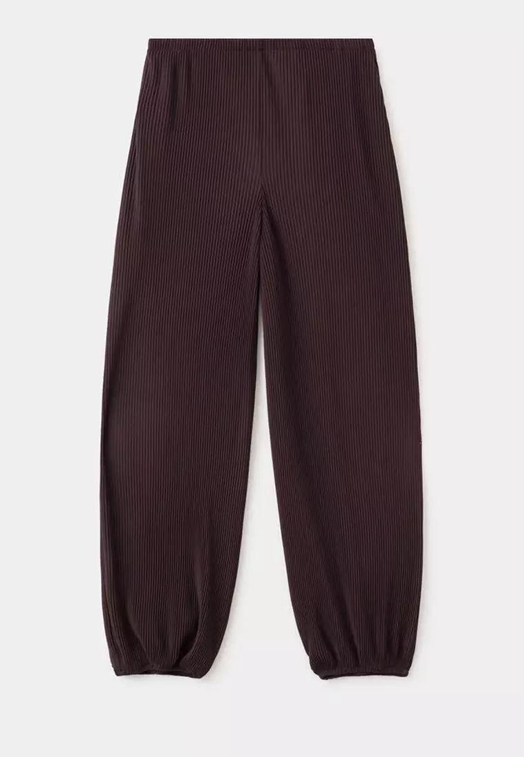 Textured Harem Pants