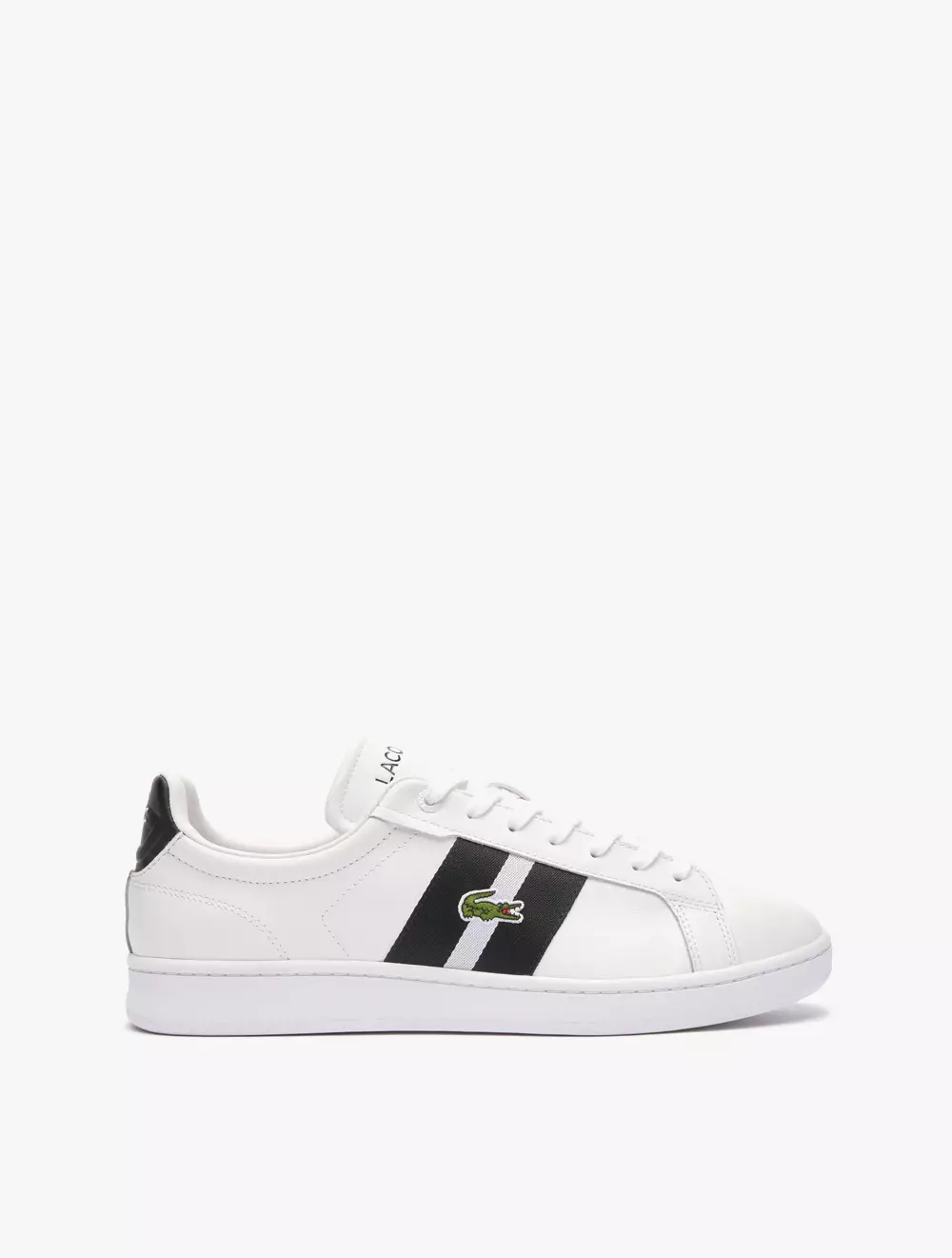 Jual Lacoste Men's Carnaby Pro CGR Bar Leather Trainers - White ...