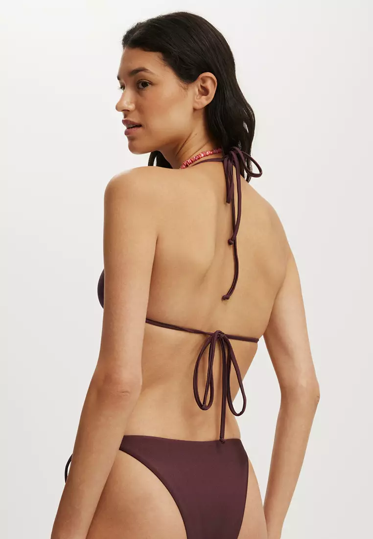 String Triangle Bikini Top