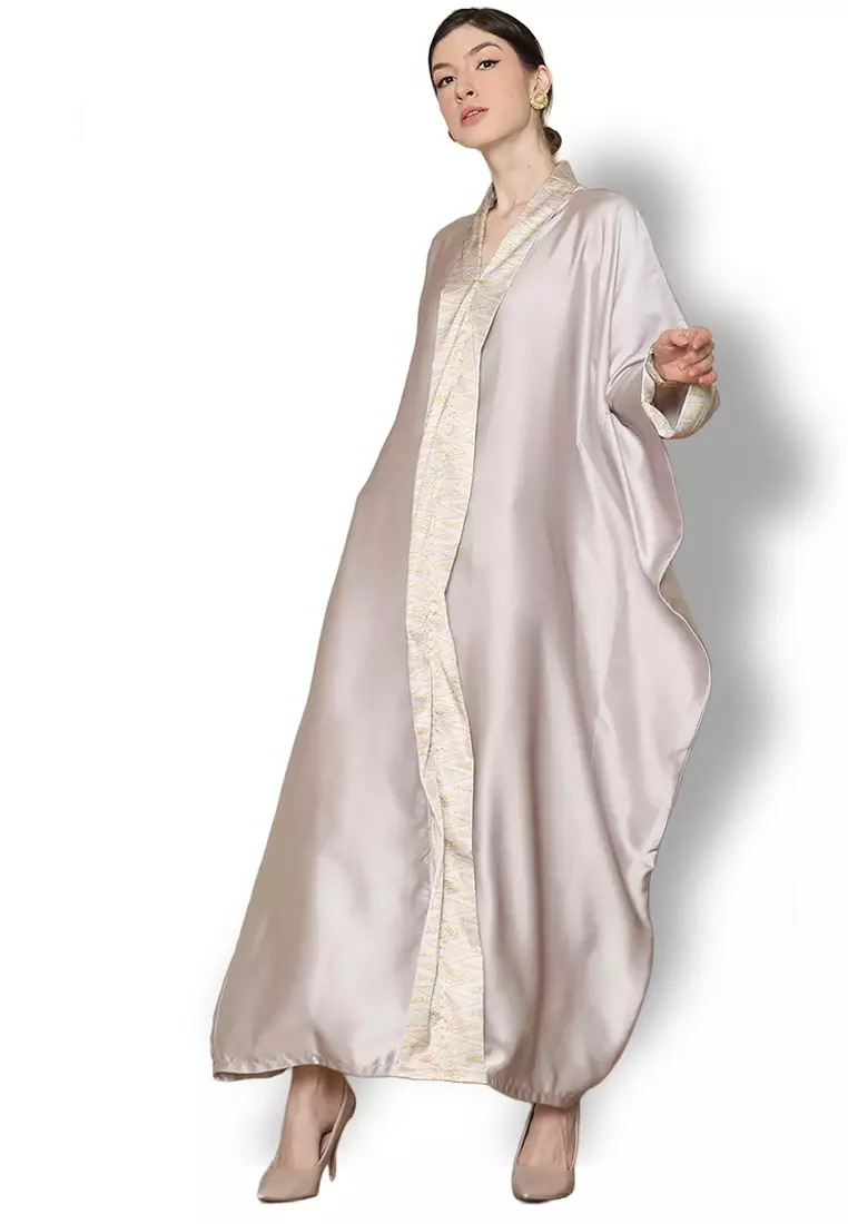 Kanzi Exclusive Long Sleeve Songket Kaftan