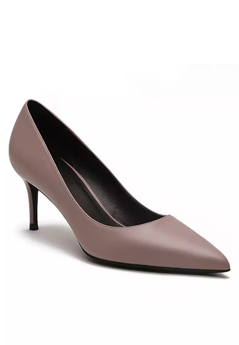 6CM Uniform Pointed High Heel Shoes HZL161