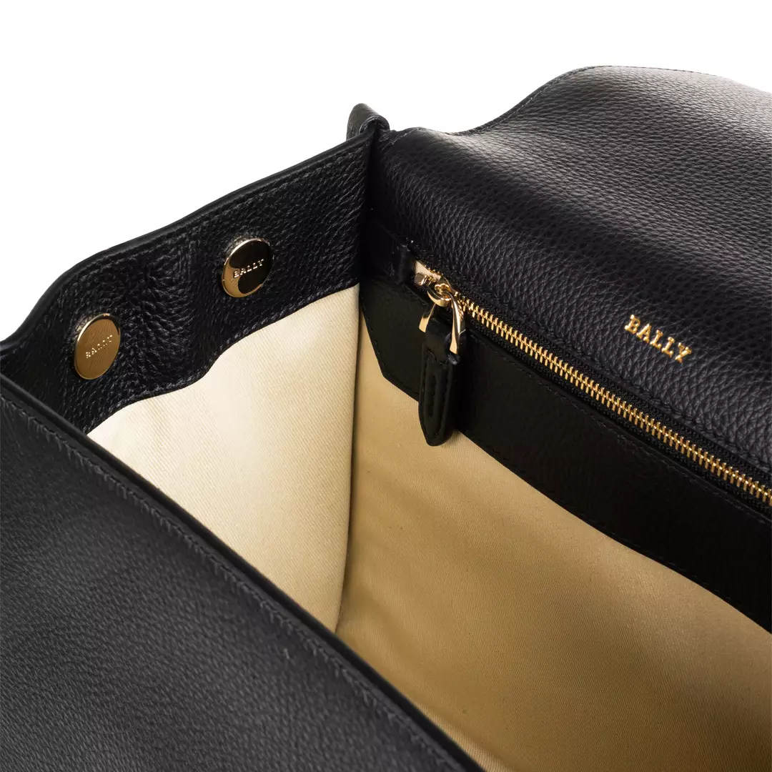 Bally Breeze Leather Tote Bag - Black