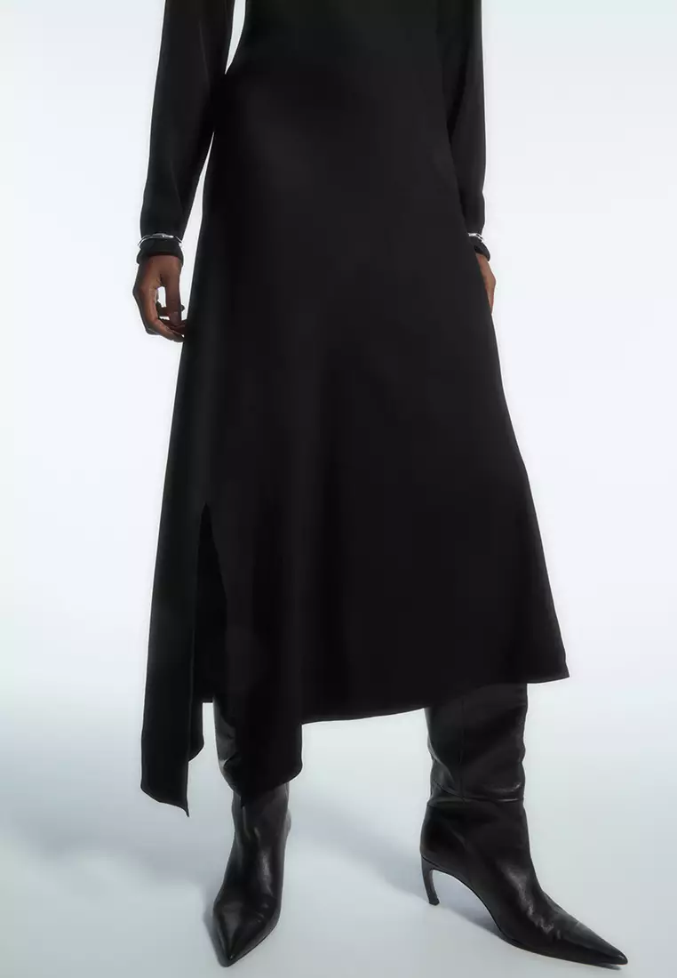 Asymmetric Midi Dress