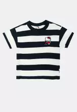 Lcn San Vanilla/Squid Ink Stripe Hello Kitty