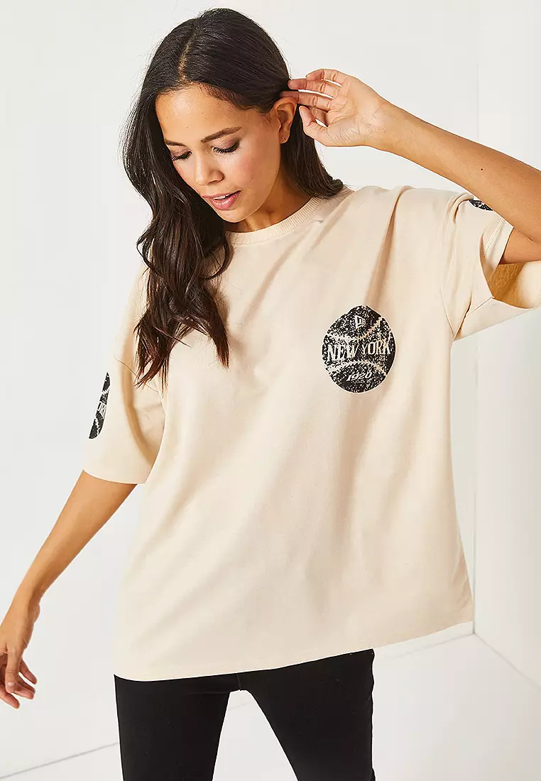 Graphic Printed Oversize T-Shirt