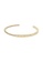 PANDORA gold Pandora Signature I-D Bangle with 14K Gold-Plated BADCAAC200226EGS_1