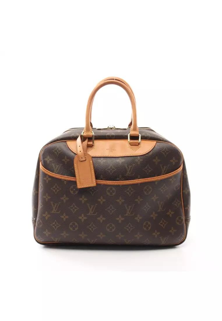 Louis Vuitton Monogram Bowling Vanity M47270 Canvas Brown Gold Hardware  Handbag