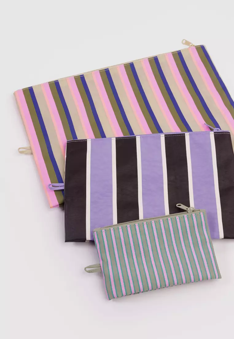 BAGGU - Go Pouch Set - Candy Shop Stripes