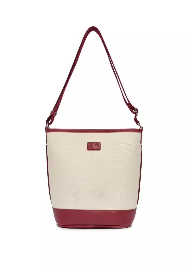 MLB■Lettering Canvas Bucket Bag■送料込 網上選購MLB BASIC LETTERING CANVAS BUCKET BAG BOSTON RED SOX