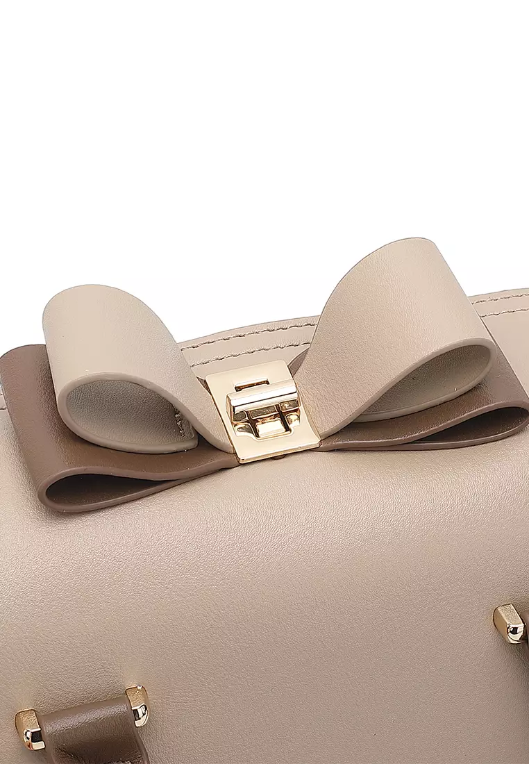 Women's Top Handle Bag / Sling Bag / Crossbody Bag / Shoulder Bag (手拿袋 / 斜孭袋 / 單肩包) - 棕色