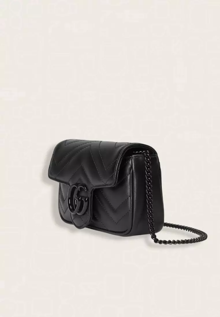 Gucci GG Marmont Super Mini Bag Black