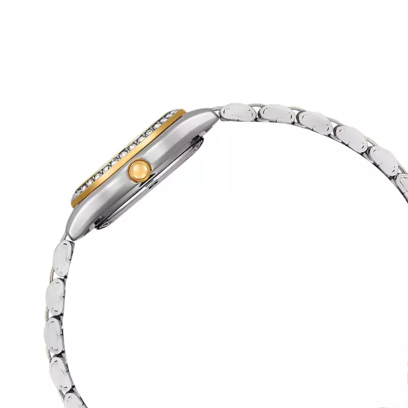 Jam Tangan Wanita Citizen Classic EQ0539-56Y Ladies Mother Of Pearl Dial Dual Tone Stainless Steel Strap