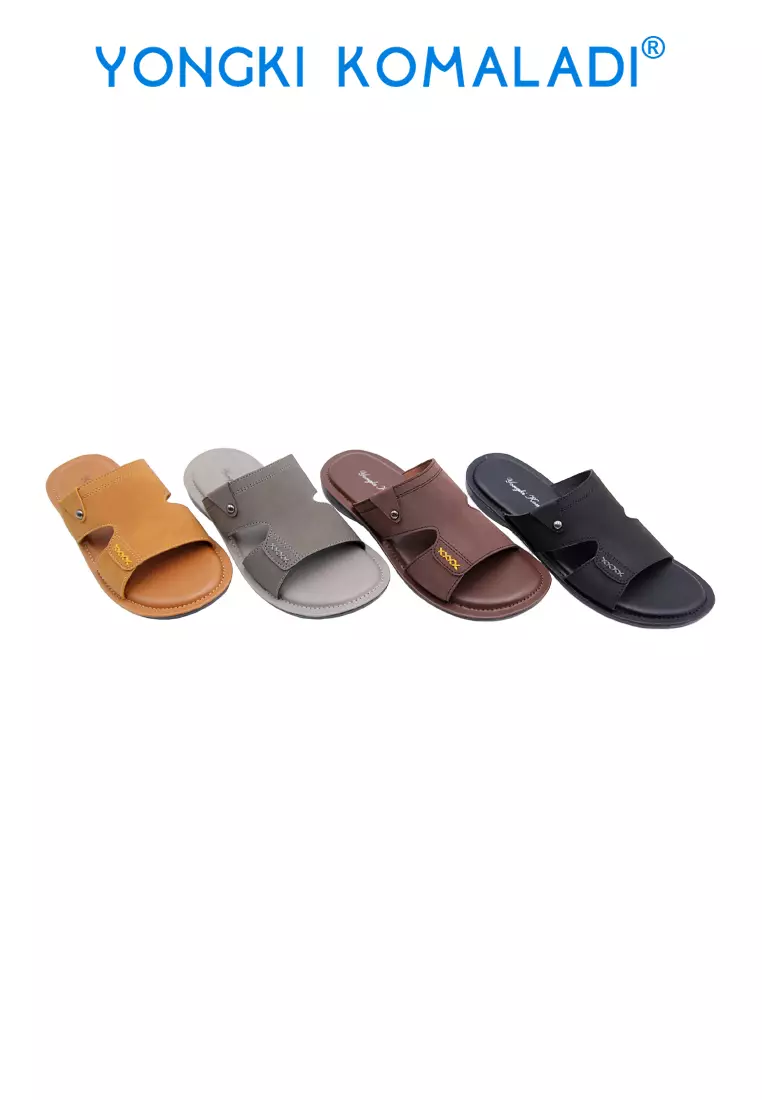 [ORIGINAL] SANDAL PRIA YONGKI KOMALADI OL-ESRF430-F21 TAN