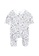 Du Pareil Au Même (DPAM) white Floral Scape All-Over Print Long Romper 63304KAFABCE4CGS_1