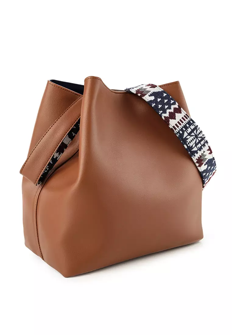 Lucia Sling Bag Double Strap Br