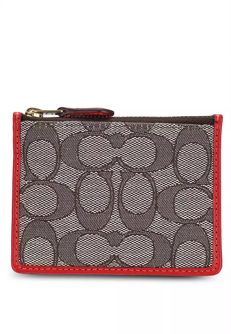 Buy Fossil Fossil Female's Sofia red Faux Fur Card Case SWL2895600