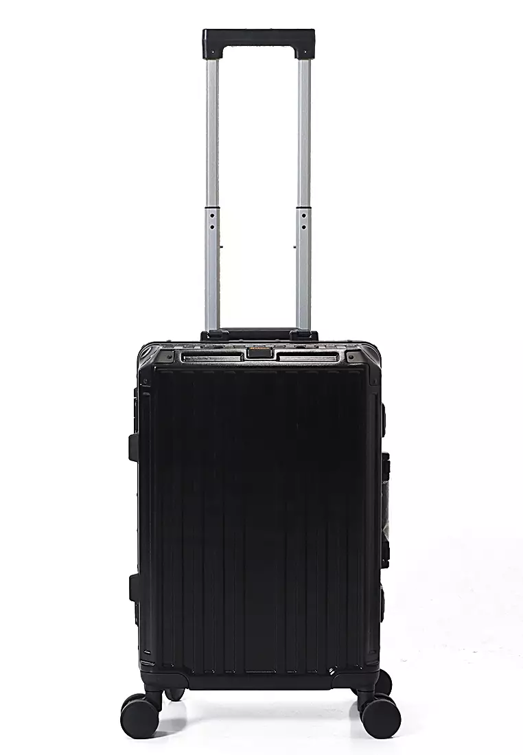 Belinda Koper Hardcase Size 20 Inch Suitcase Unisex TSA Lock Material Polycarbonate ORIGINAL - Black