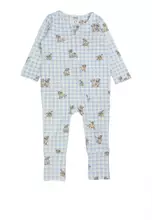 Licensed Disney Dawn Blue/Simba & Nala Check