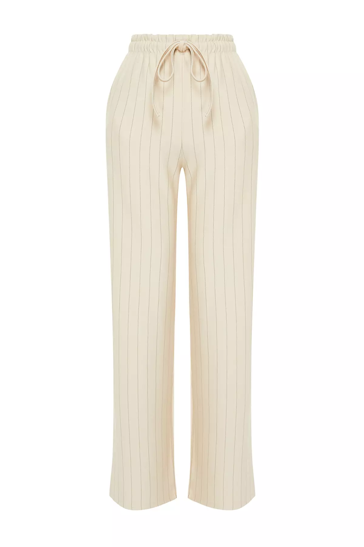 Elastic Waist Stripe Pants