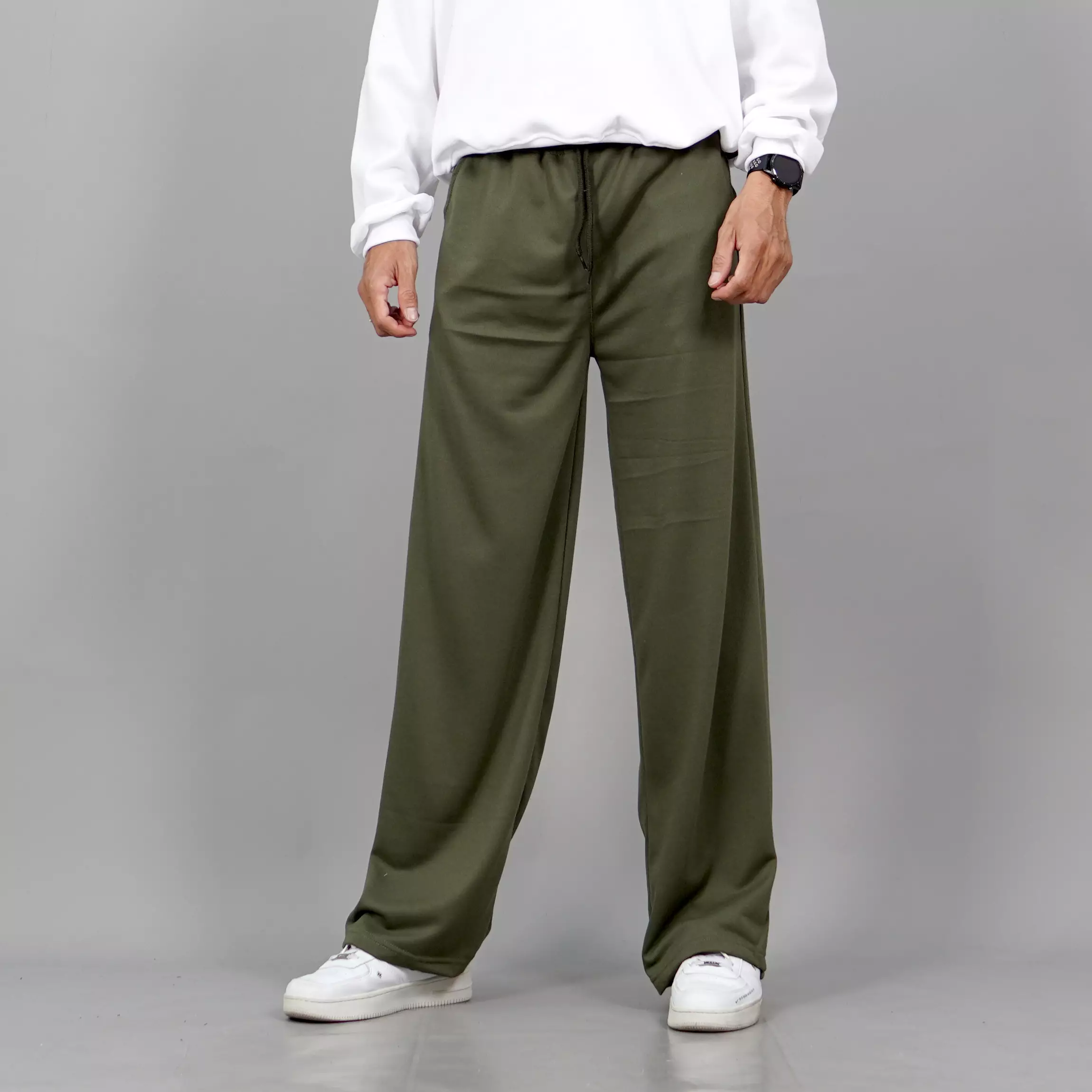  RIO Celana Panjang Pria Celana Loose Pants Pria Baggy Pants - Army