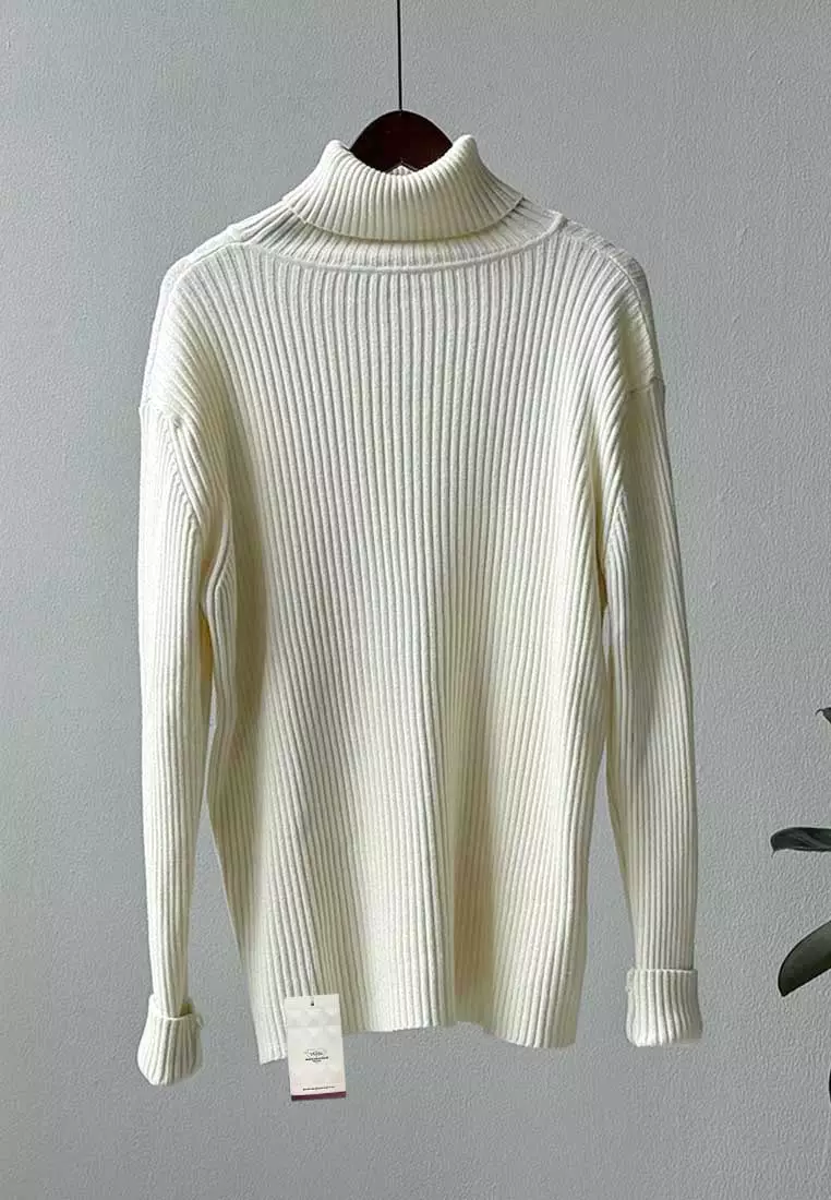 VANSA Vintage Pit Knitted Sweater VCW Kw677