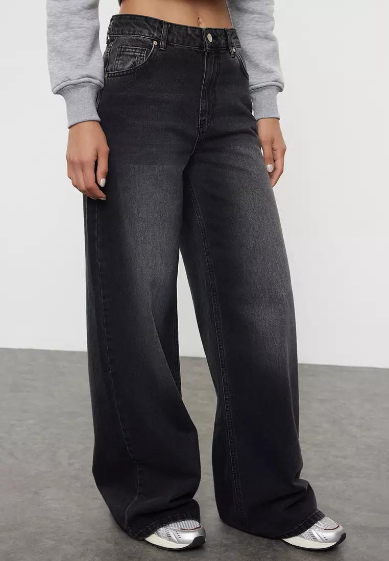 High Waist Extra Wide Leg Jeans
