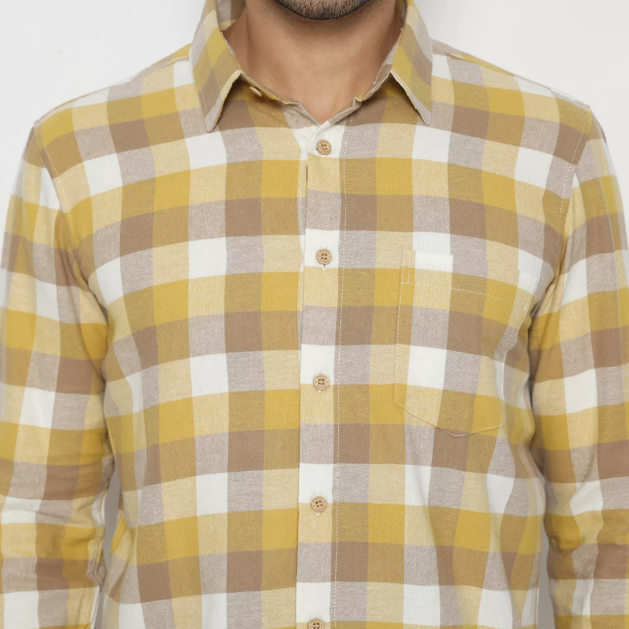 Platini Kemeja Flanel Pria Lengan Panjang Katun 76496