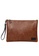 Lara brown Plain Zipper Hand Bag - Brown 166F5AC0BA20E6GS_1