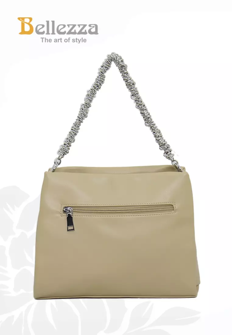 Bellezza Handbag CZ239 Beige