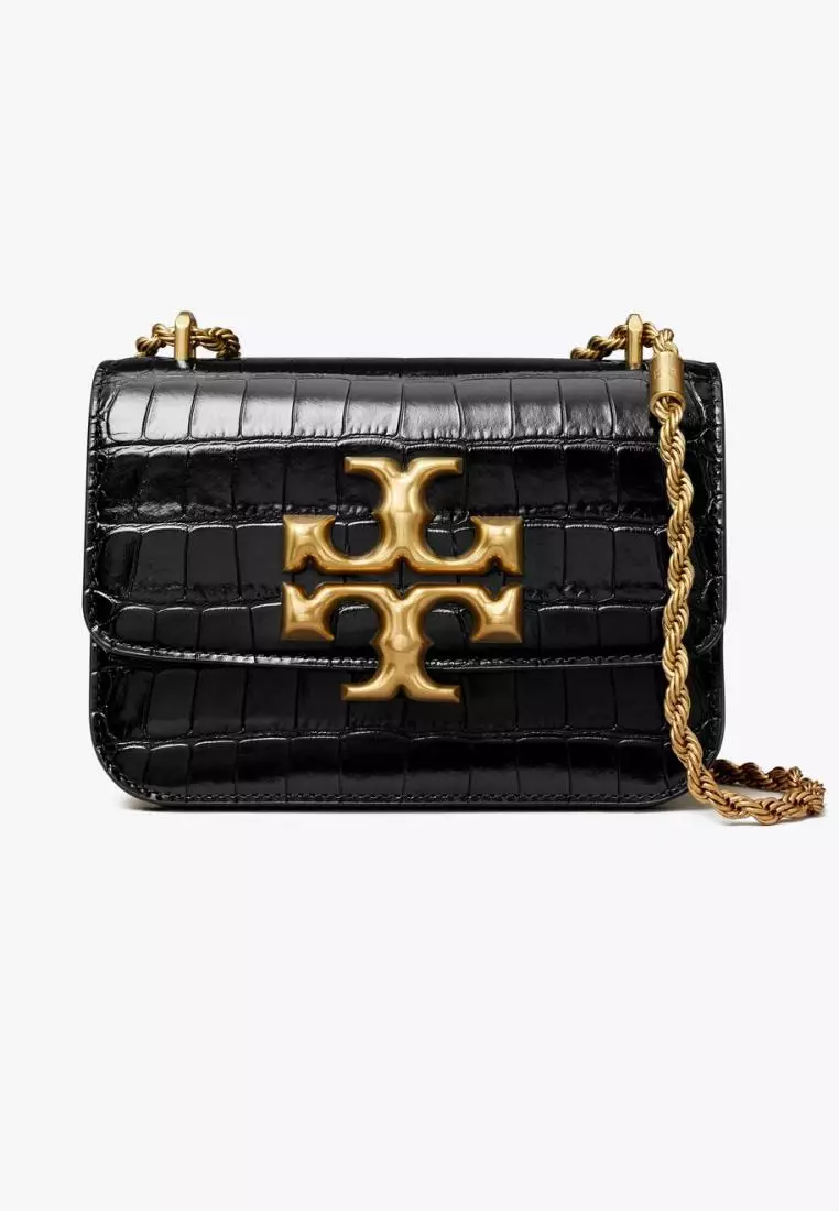 Tory Burch Eleanor Small Bag Black Rolled Gold