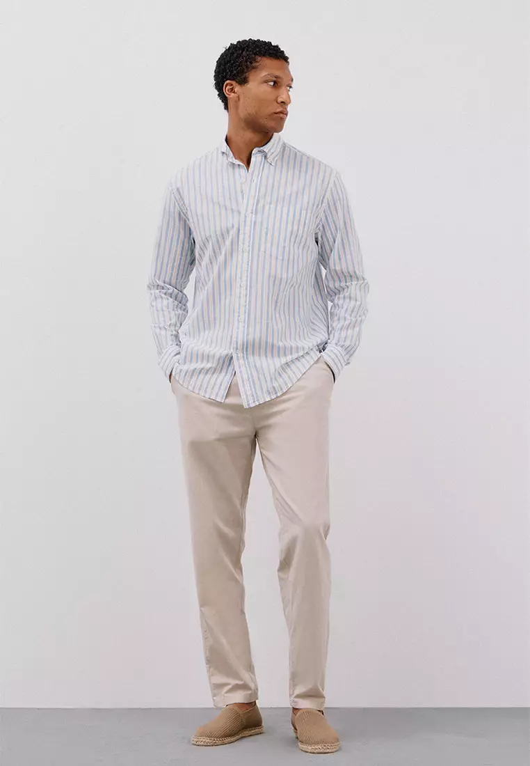 Flame striped shirt