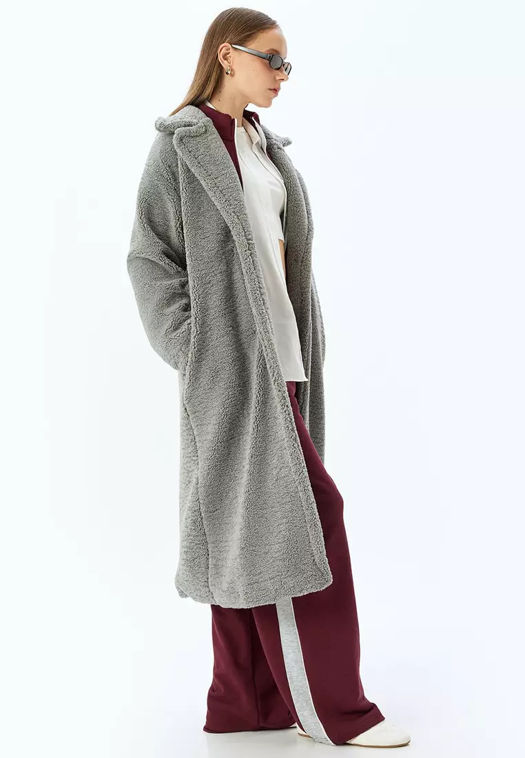 Koton POCKET DETAIL BUTTONED - Gonna a campana - dark blue/blu scuro