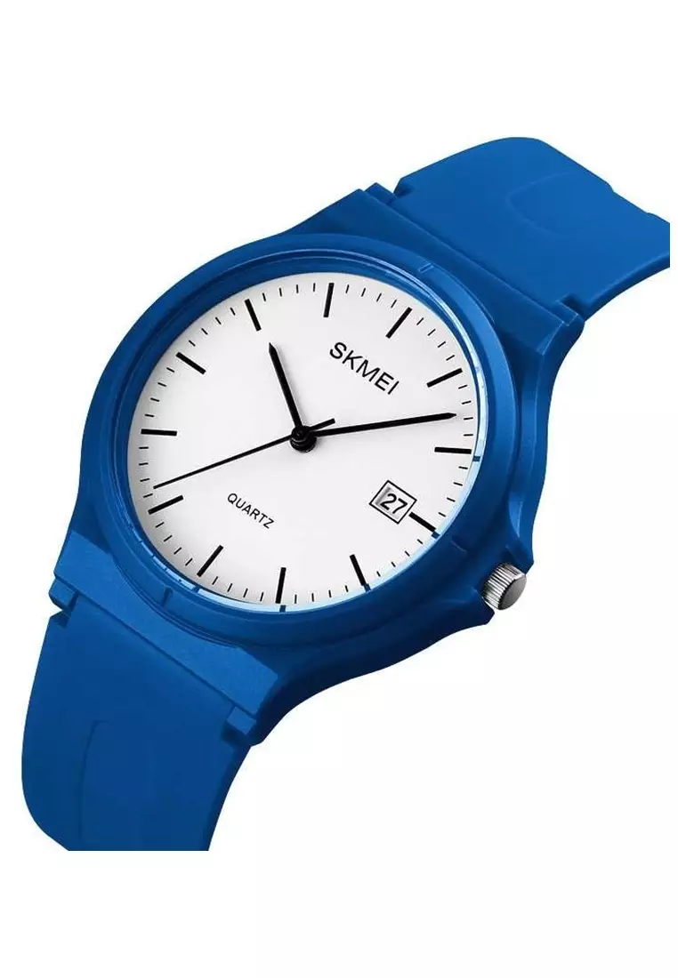 Jam Tangan Analog Sporty Wanita Waterproof 50m Strap Tali Material Silicone DS39 ORIGINAL