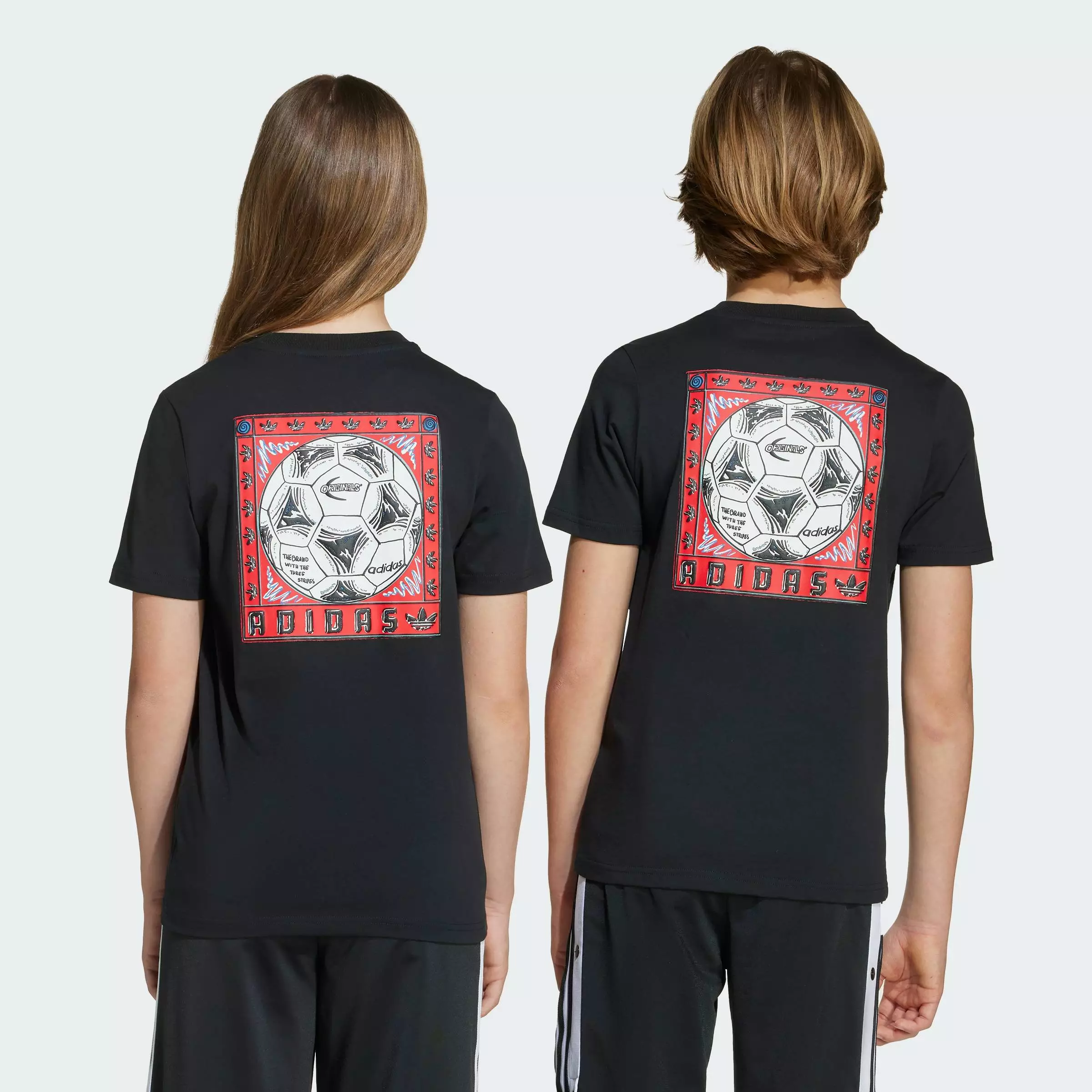 Lifestyle Graphic Tee Kids Unisex Black JY2822