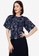 ZALORA WORK multi Cape Sleeve Blouse 6578CAAC498026GS_1