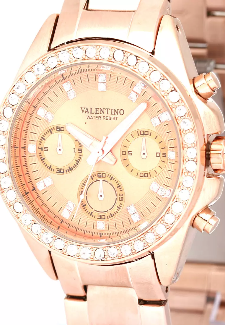 Analog Watch 20121662-Rose Gold - Rose Dial