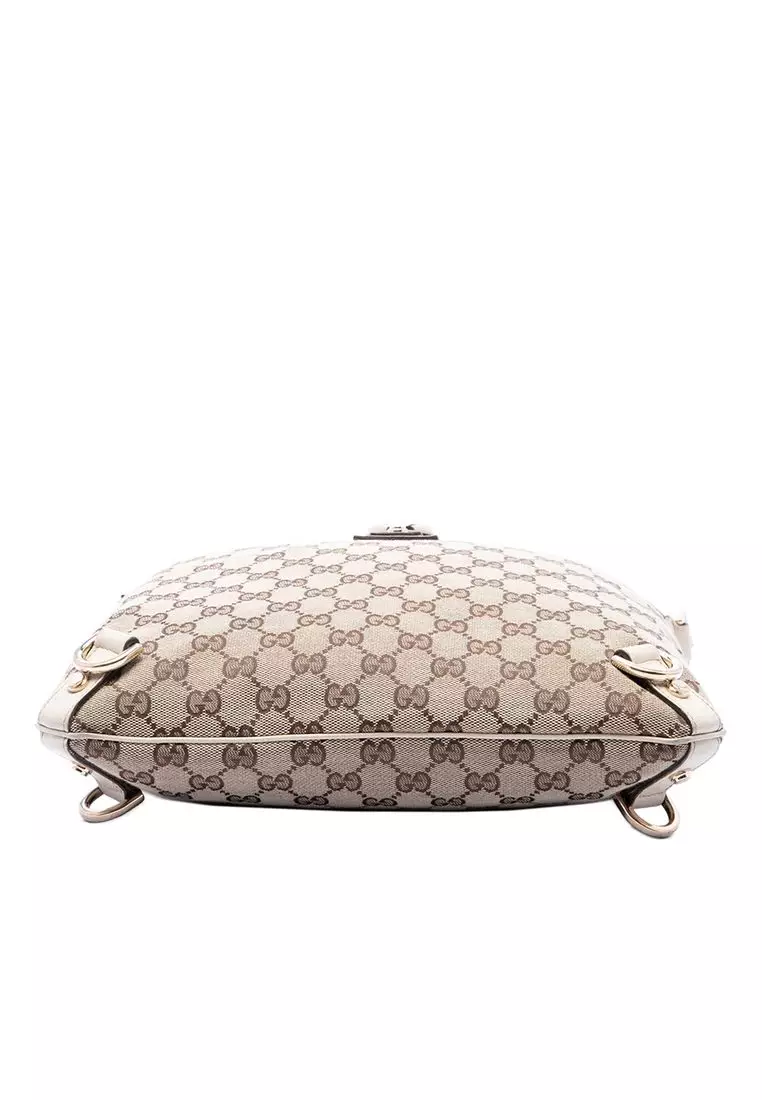 Pre-Loved Gucci Gg Canvas Abbey D Ring Crossbody