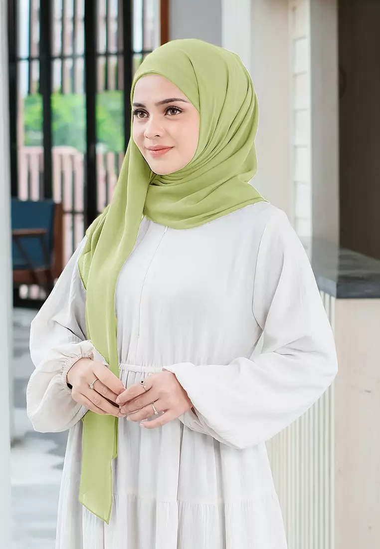 HIJAB INSTAN PAULA - OLIVE