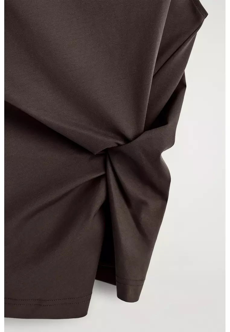 TWIST-DETAIL JERSEY TOP