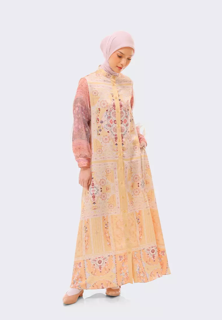 Ria Miranda Light Honey Maziya Dress