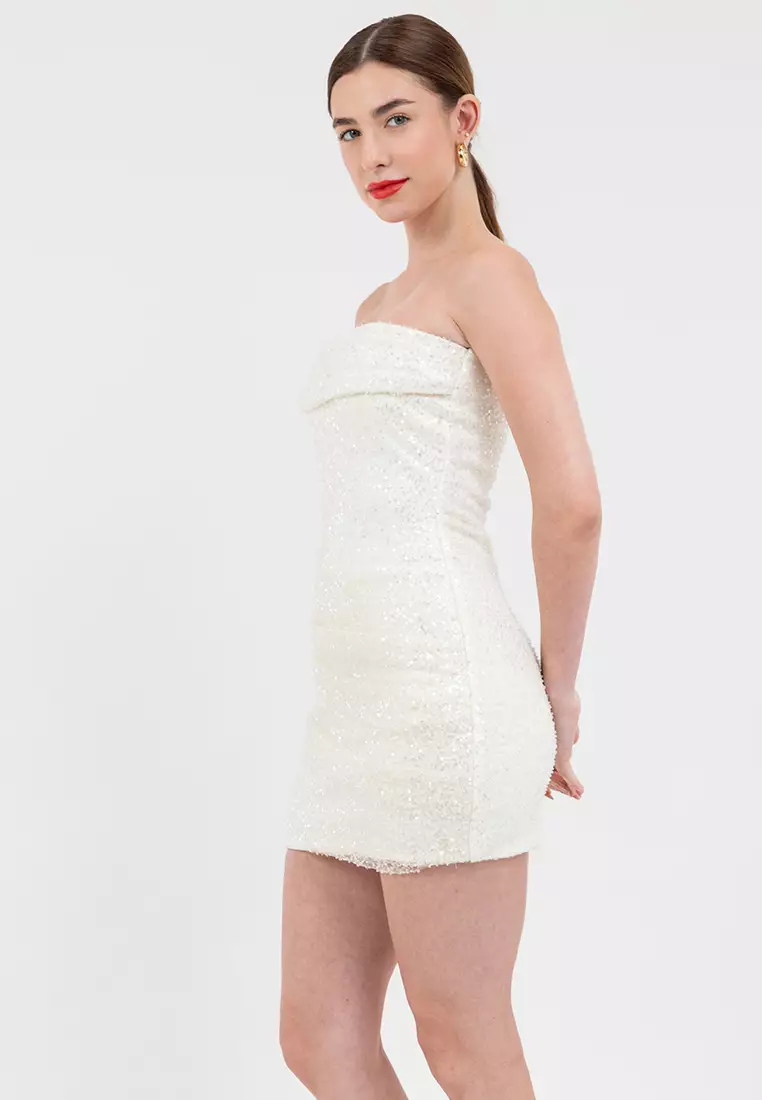 Valeria Beaded Mini Dress