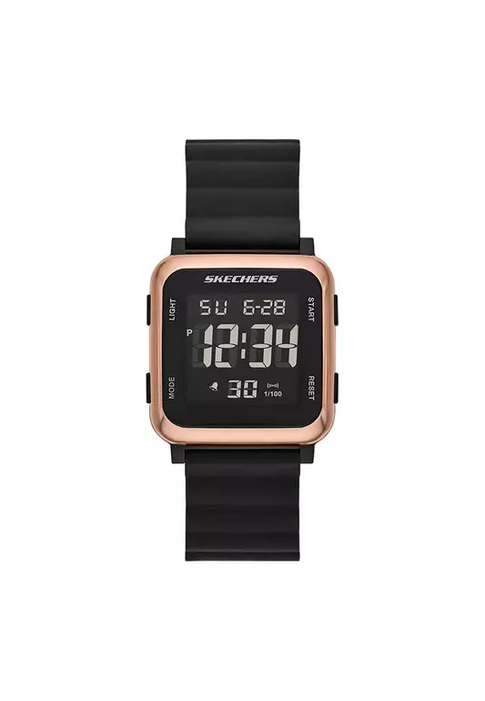 Beckworth Black Silicone Strap Digital Watch SKC-SR6311
