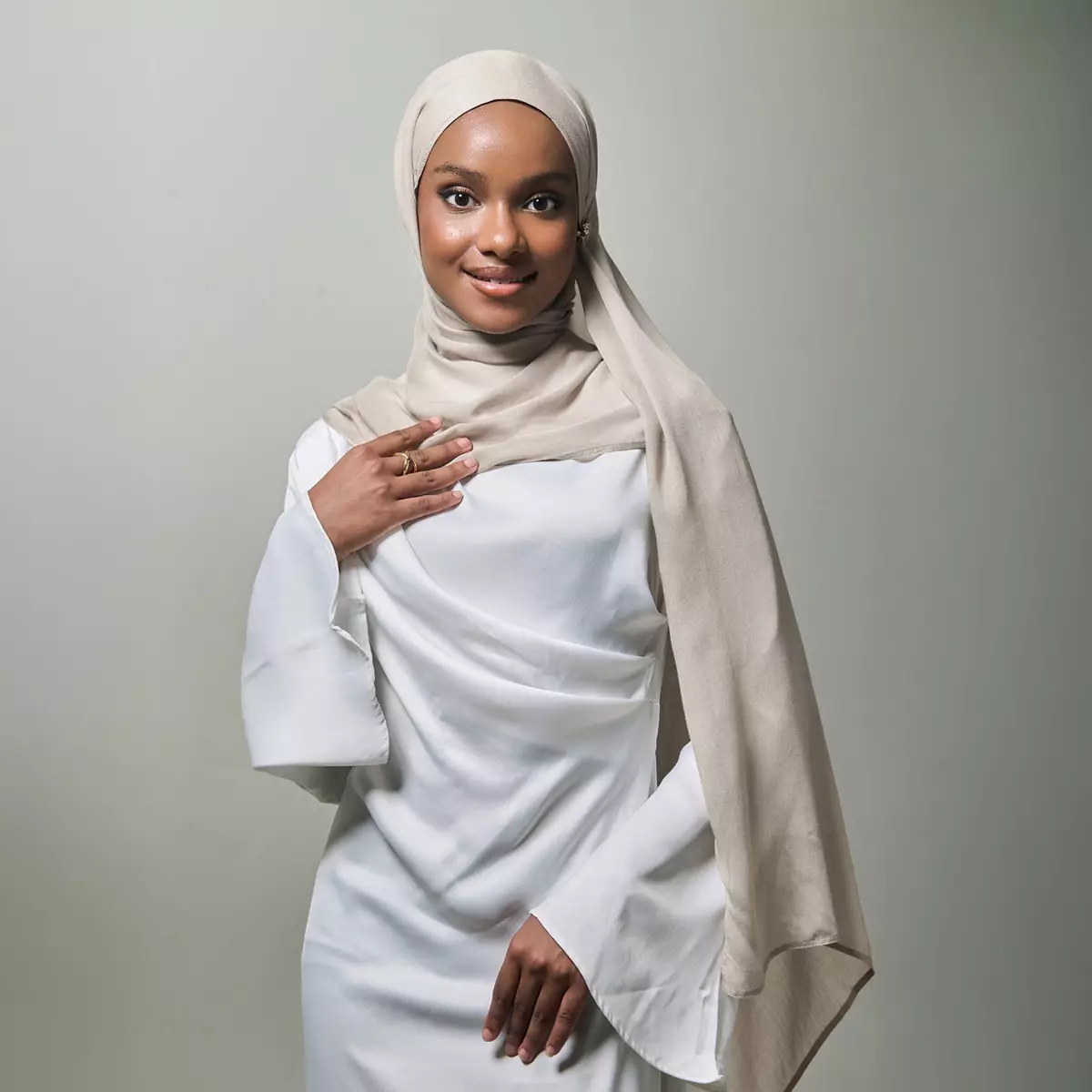 [New Collection] ZM Zaskia Mecca - Leeya Crystal Pink Pashmina Viscose Muslim - Jilbab Bahan Viscose Premium