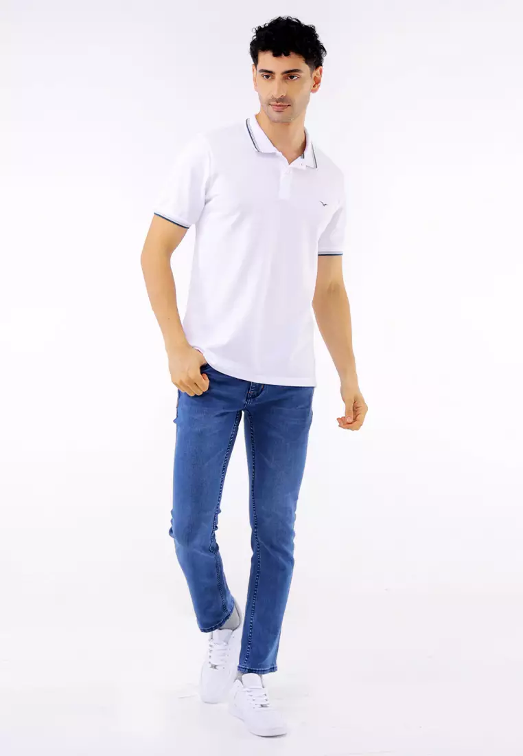 Cvc Collared Shirt Pique