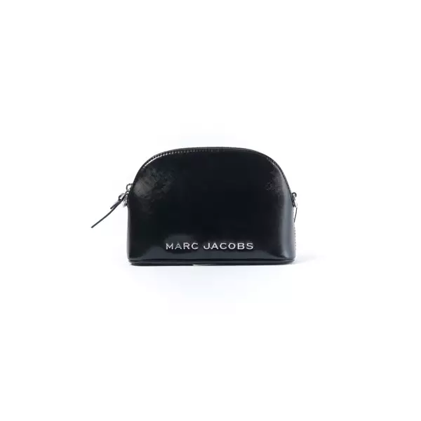 Tas MARC JACOBS DOME ALL BLACK SHOULDER BAG 100% ORIGINAL