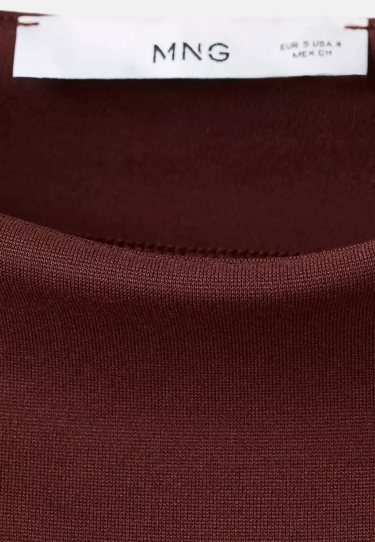 Peplum Shoulder Pad Top