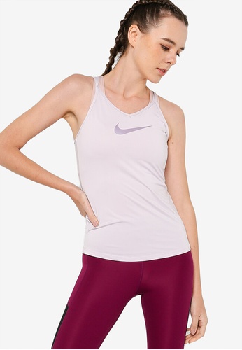 Nike purple Dri-FIT One Strappy Women's Slim Fit Tank Top 7BEECAA2F569A1GS_1