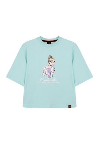 Beast Kingdom multi Beast Kingdom Disney Princess Series: Cinderella Women T-Shirts (Blue) 688D5AAFF6DB5DGS_1