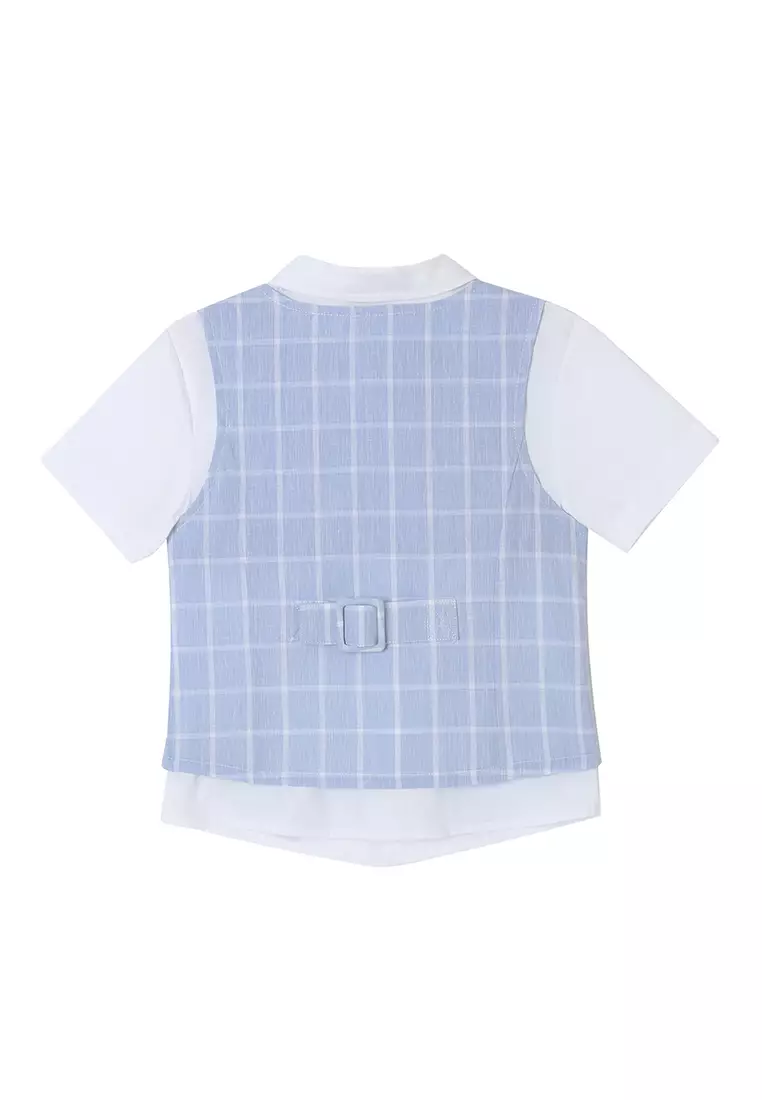 Vauva Shirt With Faux Layered Waistcoat 2024 Buy Vauva Online